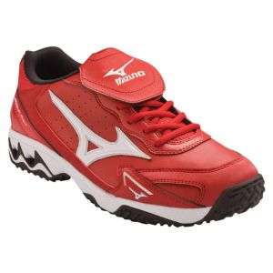 Mizuno Wave Trainer G5   Mens   Baseball   Shoes   Red/White