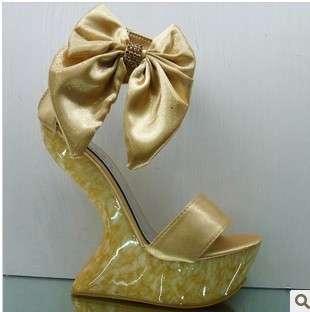   soles 15 cm Double Platform Super High Heels Wedding shoes  