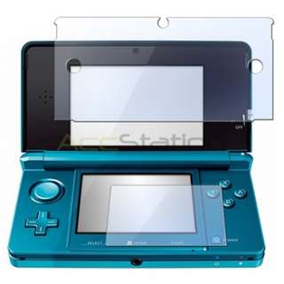   pc reusable screen protector for nintendo 3ds quantity 6 protect your