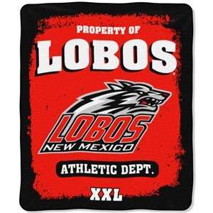 New Mexico Lobos 50x60 Micro Raschel Throw Sports 