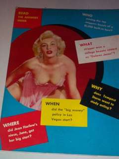 Cabaret Magazine Quarterly Winter #4 1956 Good Condition Vintage Mens 