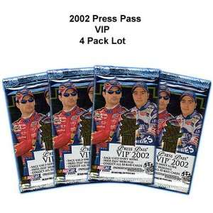  Press Pass Nascar 2002 Vip Four Pack Lot Sports 