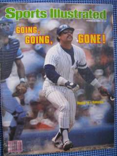 Sports Illustrated Reggie Jackson New York Yankees 1980  