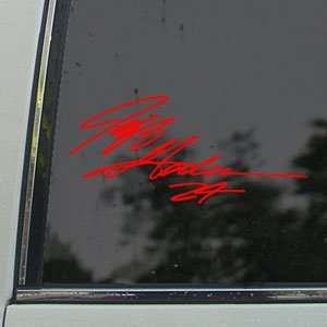  Jeff Gordon Signature Red Decal Truck Window Red Sticker 