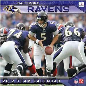 Turner Baltimore Ravens 2012 12 x12 Wall Calendar  Sports 