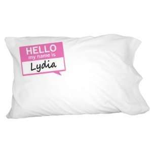  Lydia Hello My Name Is Novelty Bedding Pillowcase Pillow 