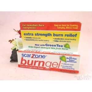  Scar Zone Burn Gel Extra Strength Burn Relief with Green 