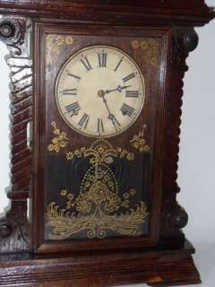 Early Oak 8 Day Seth Thomas Parlor Clock  