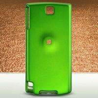 Hard Case Rubber Green Skin Phone Cover for HTC PURE  