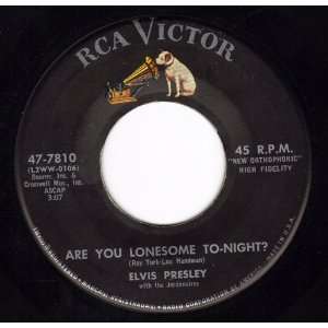  Are You Lonesome Tonight/I Gotta Know 45 Rpm W/Ps Elvis 
