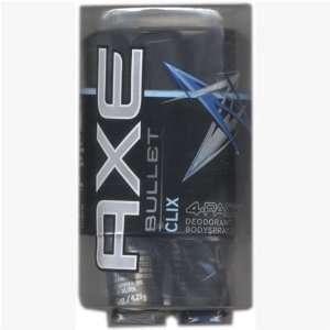  AXE Bullet Spray, Clix, 4 ea