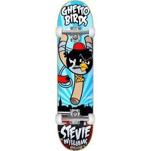   Ghetto Birds Complete Skateboard   7.8 w/Raw Trucks