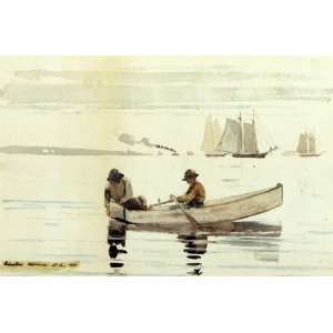  Boys Fishing, Gloucester Harbor