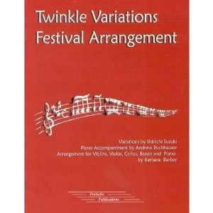  Twinkle Variations Festival Arrangement for Violins 