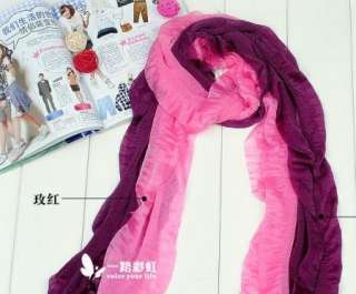 Soft Long Wrap Scarf 14 Solid Colors Pick candy color scarves fit all 