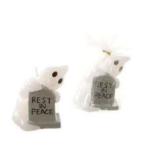 Candle  Ghost Holding Onto a Tombstone Case Pack 48 