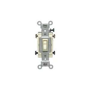  Leviton Single Pole 15a Toggle Switch Residential Almond 