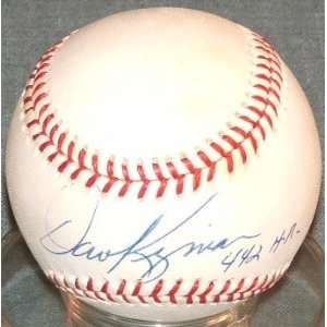 Dave Kingman Autographed Baseball   Autographed Baseballs