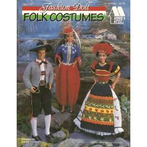 Crochet Fashion Doll Folk Costumes (Annies Attic Crochet Fashion Doll 