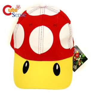 Super Mario Red Mushroom Toad Baseball Cap / Hat  