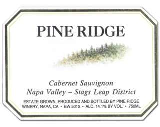 Pine Ridge Stags Leap Cabernet Sauvignon 2002 