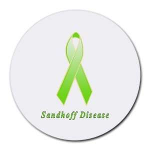  Sandhoff Disease Awareness Ribbon Round Mouse Pad Office 