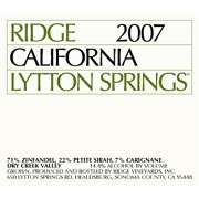 Ridge Lytton Springs Zinfandel 2007 