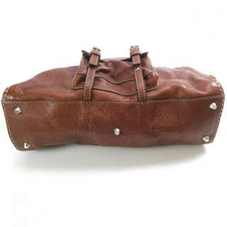 CHLOE Leather EDITH Satchel Tote Bag Purse Brown  