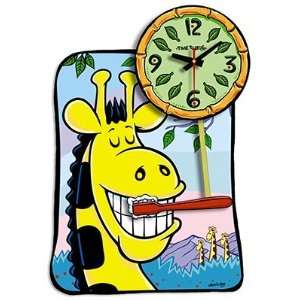  Time to Brush Clock   Giraffe