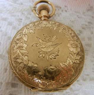 Antique Gold Filled Pocket Watch Trenton Watch Co.  