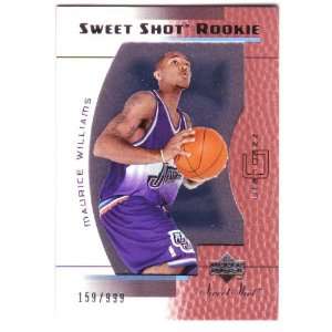   Maurice Williams Utah Jazz(RC   Rookie   Serial #D To 999   Basketball