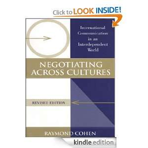 Negotiating Across Cultures Raymond Cohen  Kindle Store
