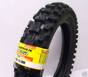 CR KX SX RM YZ 80 85 Dunlop MX51 90/100 14 Rear Tire  