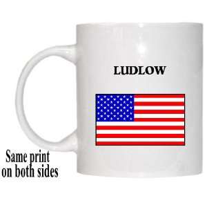  US Flag   Ludlow, Massachusetts (MA) Mug 