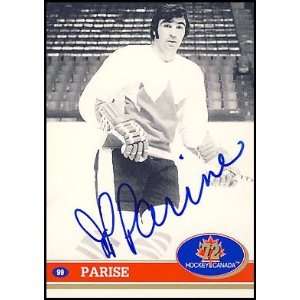  J.P Parise 1972 Team Canada Autographed/Hand Signed Hockey 