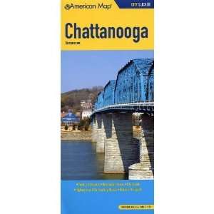   Map 609006 Chattanooga Tennessee City Slicker Map