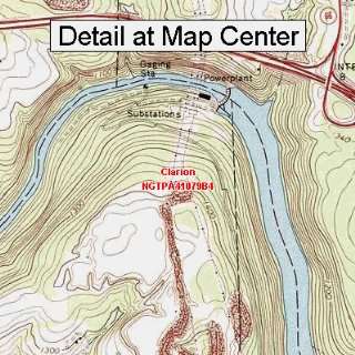   Map   Clarion, Pennsylvania (Folded/Waterproof)