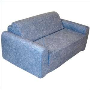  Distressed Denim Kids Sofa Chair Sleeper Foam Furniture 