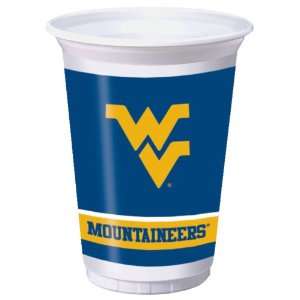   By Creative Converting West Virginia Mountaineers 20 oz. Plastic Cups