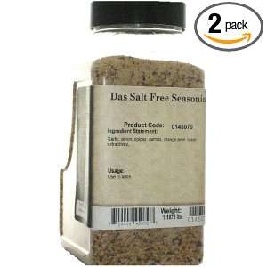 Excalibur Das Salt Free Seasoning, 19 Ounce Units (Pack of 2)  