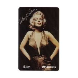   30. Marilyn Monroe (Regular Issue) Gold V Cut Dress & Hands on Hips