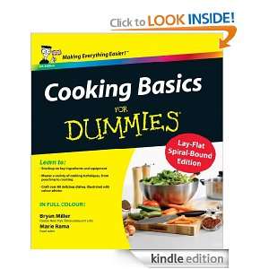 Cooking Basics For Dummies Bryan MILLER, Marie Rama  