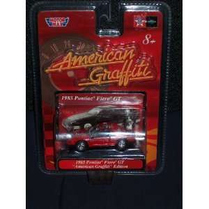 Motor Max American Graffiti 1985 Pontiac Fiero GT Red As Seen 