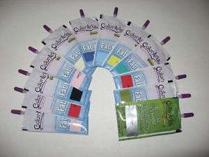 12 VISION COLORARTZ FABRIC CRAFT PAINT POUCHES AIRBRUSH  