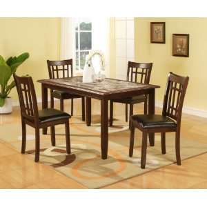  Dallas Dining Room Table and Chair Set   5 Piece