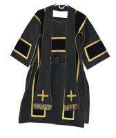   DALMATIC or TUNICLE w Deacons Stole, Clergy Church Vestment  
