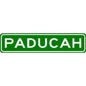  PADUCAH City Limit Sign   High Quality Aluminum Sports 
