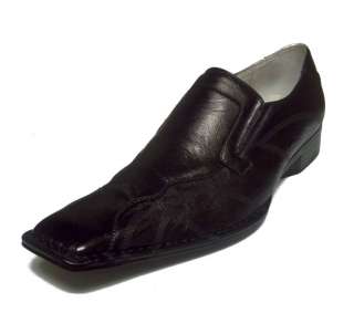 DELLI ALDO Mens Fashion Trendy Dress CLUB Shoe Black  