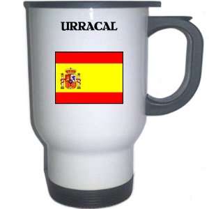   Spain (Espana)   URRACAL White Stainless Steel Mug 
