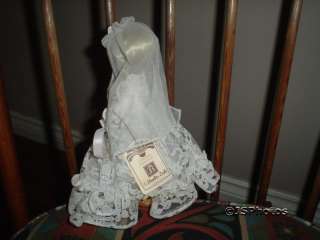 Bradley Dolls Original Miss June Wedding Bride & Stand  